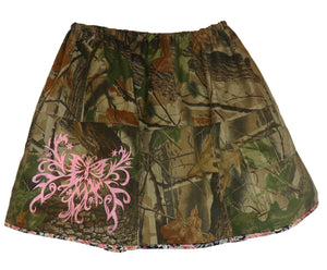 Camo & Pink Butterfly Skirt ✧